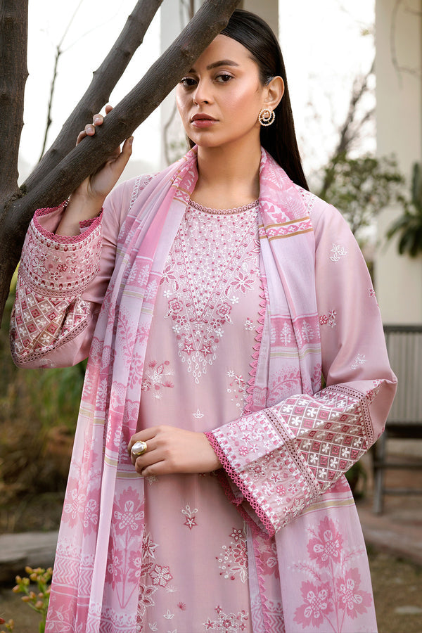 Farasha | Summer Weaves Embroidered Lawn | Muted Bloom - by - Libasekhas UK - Registered Vendor of : Farasha - 100% Original Designer Dresss