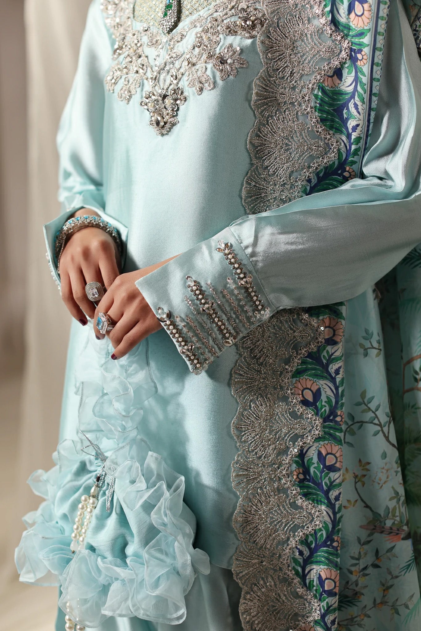Musferah Saad | Into Twilight | Moonlit Whisper - by Libasekhas UK - Registered Vendor of : Musferah Saad - 100% Original Designer Dress