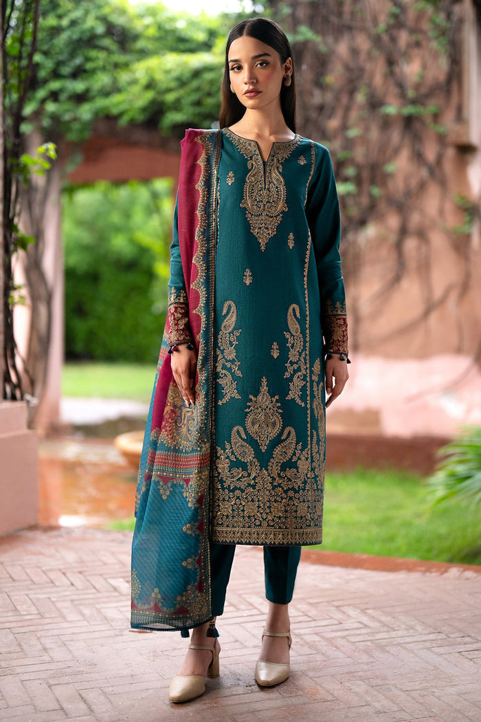 Jazmin | Winter Edition 24 | KHADDAR UW-0070 - by - Libasekhas UK - Registered Vendor of : Jazmin - 100% Original Designer Dresss