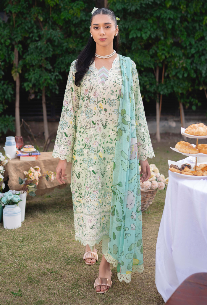 Humdum | Gardenia Lawn 24 | Printkari Lawn PLG 07 - by - Libasekhas UK - Registered Vendor of : HumDum - 100% Original Designer Dresss