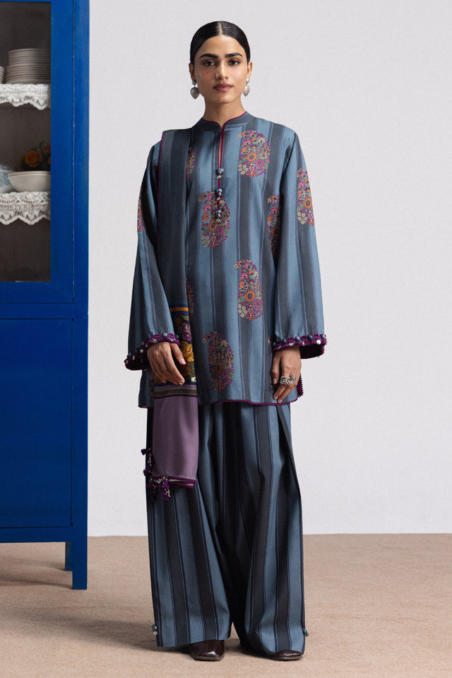 Zara ShahJahan | Coco Prints Winter 26 | Rania-4B - by Libasekhas UK - Registered Vendor of : Zara ShahJahan - 100% Original Designer Dress