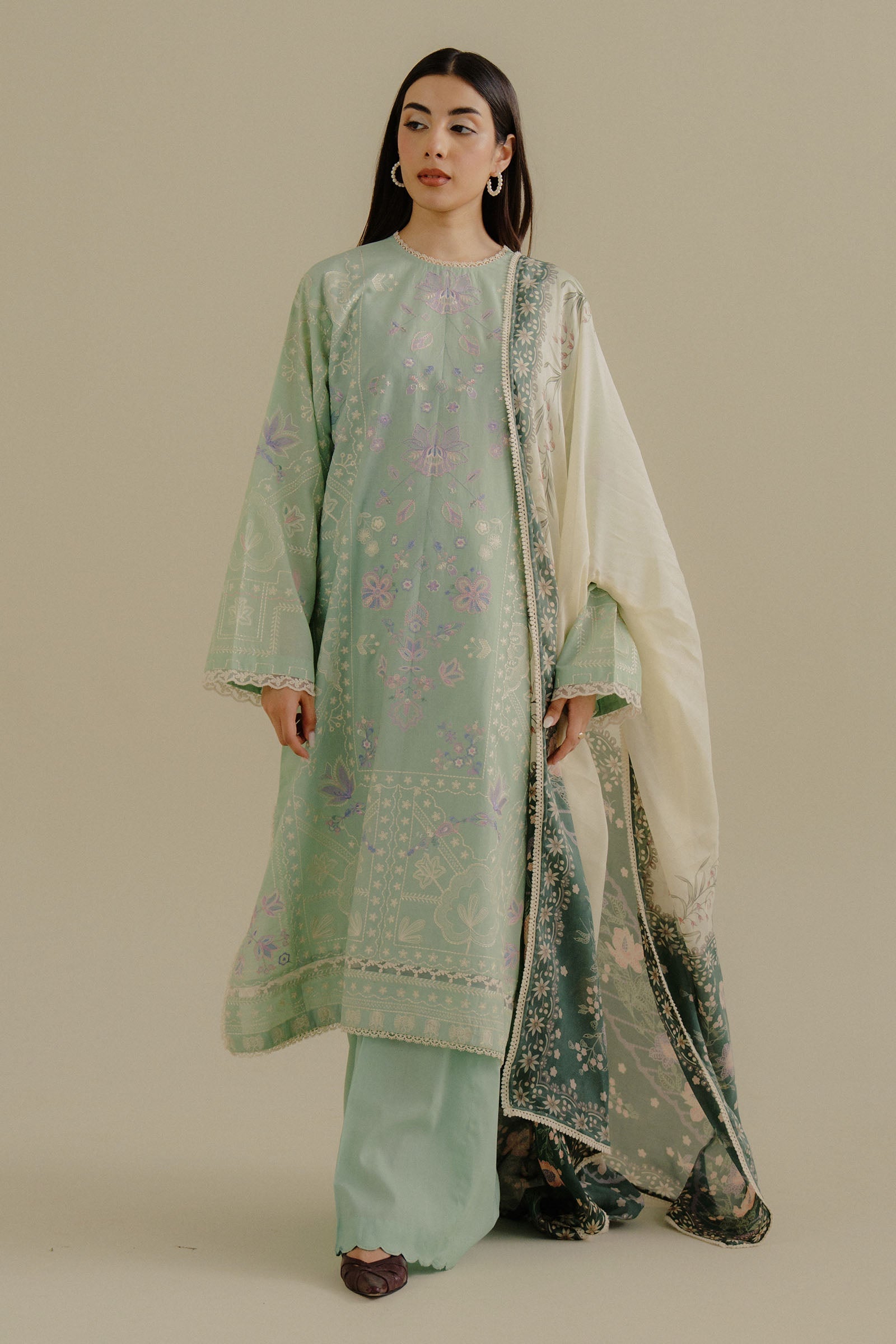 Zara Shahjahan | Coco Lawn 25 | Nyssa-10A - by - Libasekhas UK - Registered Vendor of : Zara Sahjahan - 100% Original Designer Dresss