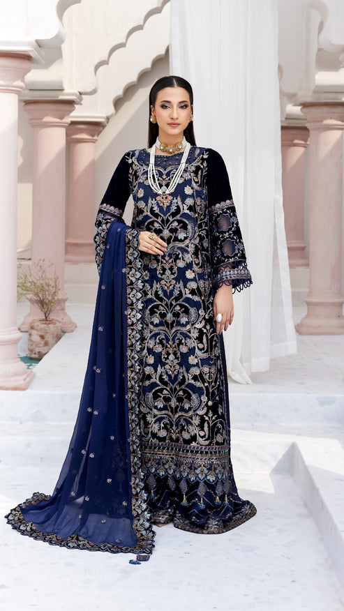 Zebtan | Andaz e Makhmal | ZAM-01 - by - Libasekhas UK - Registered Vendor of : Zebtan - 100% Original Designer Dresss