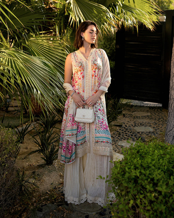 Faiza Saqlain | Carmela Luxury Pret | Beldene - by - Libasekhas UK - Registered Vendor of : Faiza Saqlain - 100% Original Designer Dresss