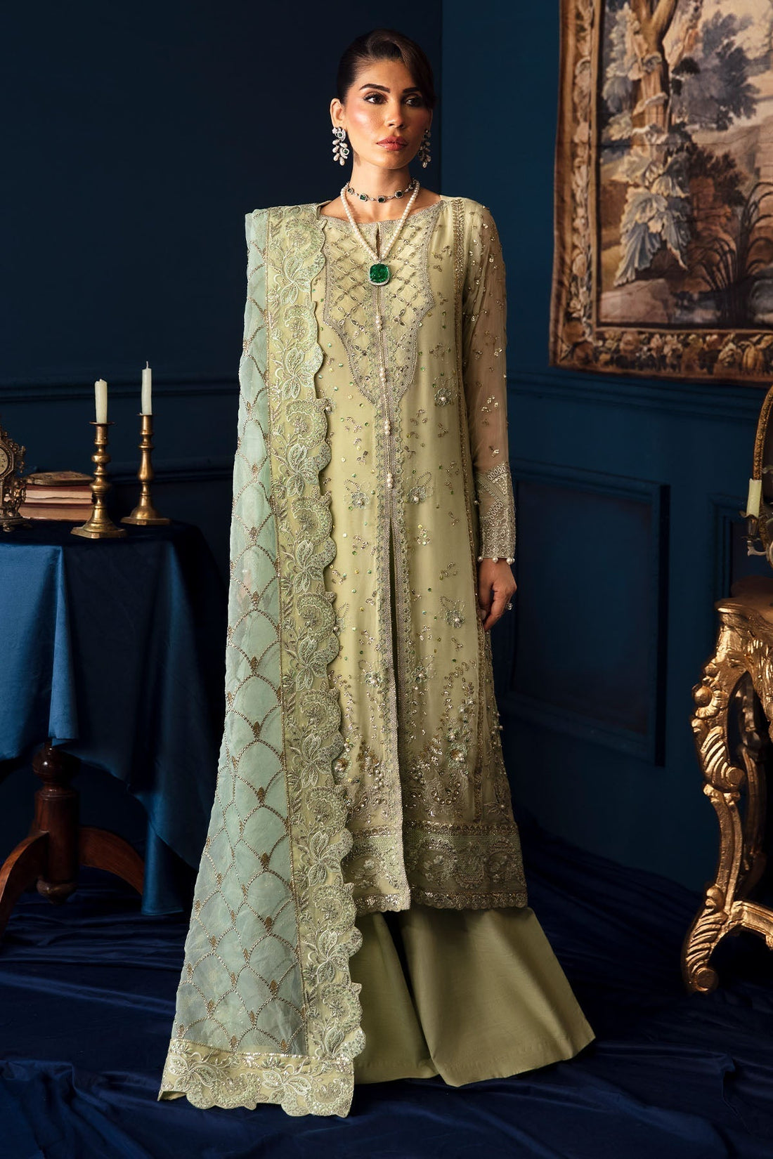 Nureh | Elanora Formal 24 | NEL-50-Meadow - by - Libasekhas UK - Registered Vendor of : Nureh - 100% Original Designer Dresss