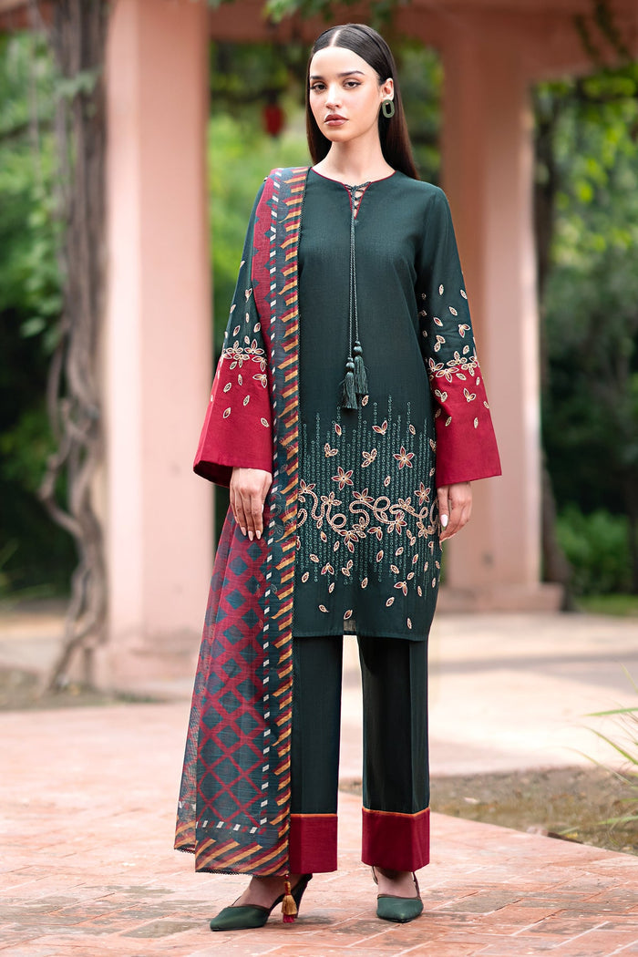 Jazmin | Winter Edition 24 | KHADDAR UW-0071 - by - Libasekhas UK - Registered Vendor of : Jazmin - 100% Original Designer Dresss