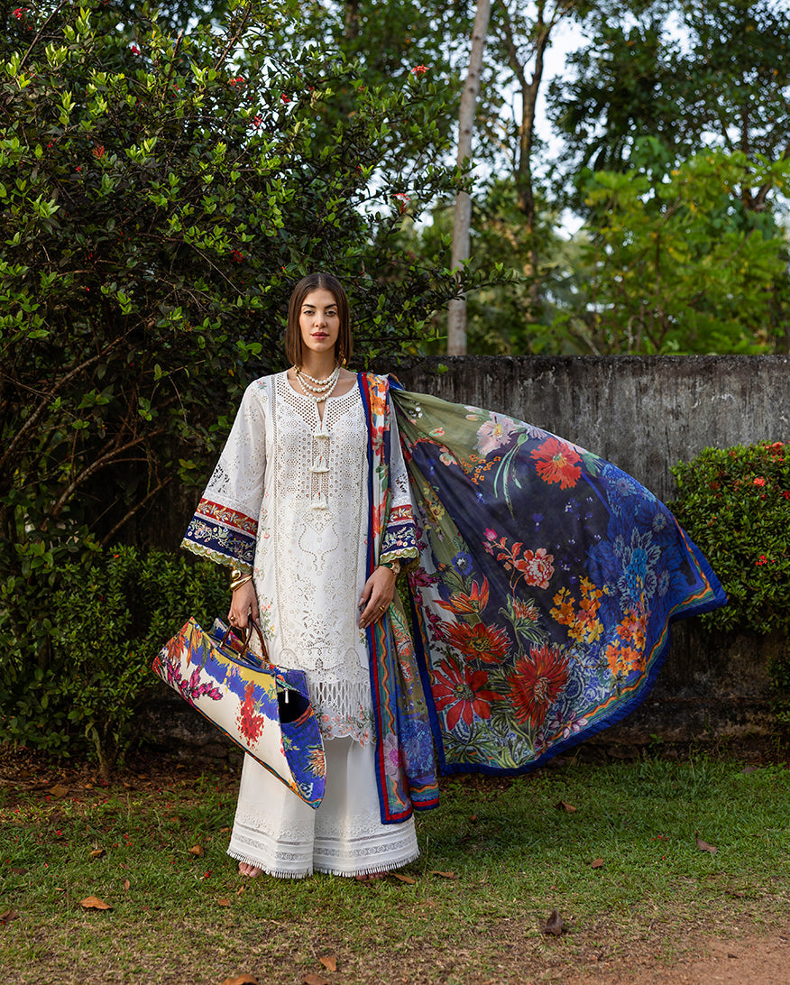 Esmel | Mon Tresor Luxe Lawn 26 | Clair De Lune - by Libasekhas UK - Registered Vendor of : Esmel - 100% Original Designer Dress