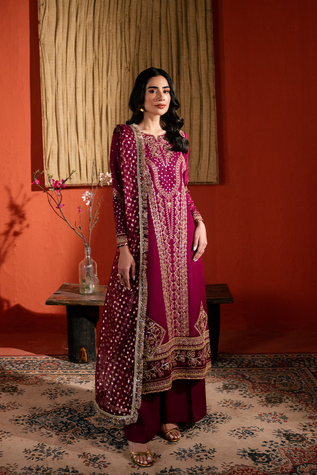 Neeshay | Raw Silk | RTW-RS-01 - by Libasekhas UK - Registered Vendor of : Neeshay - 100% Original Designer Dress