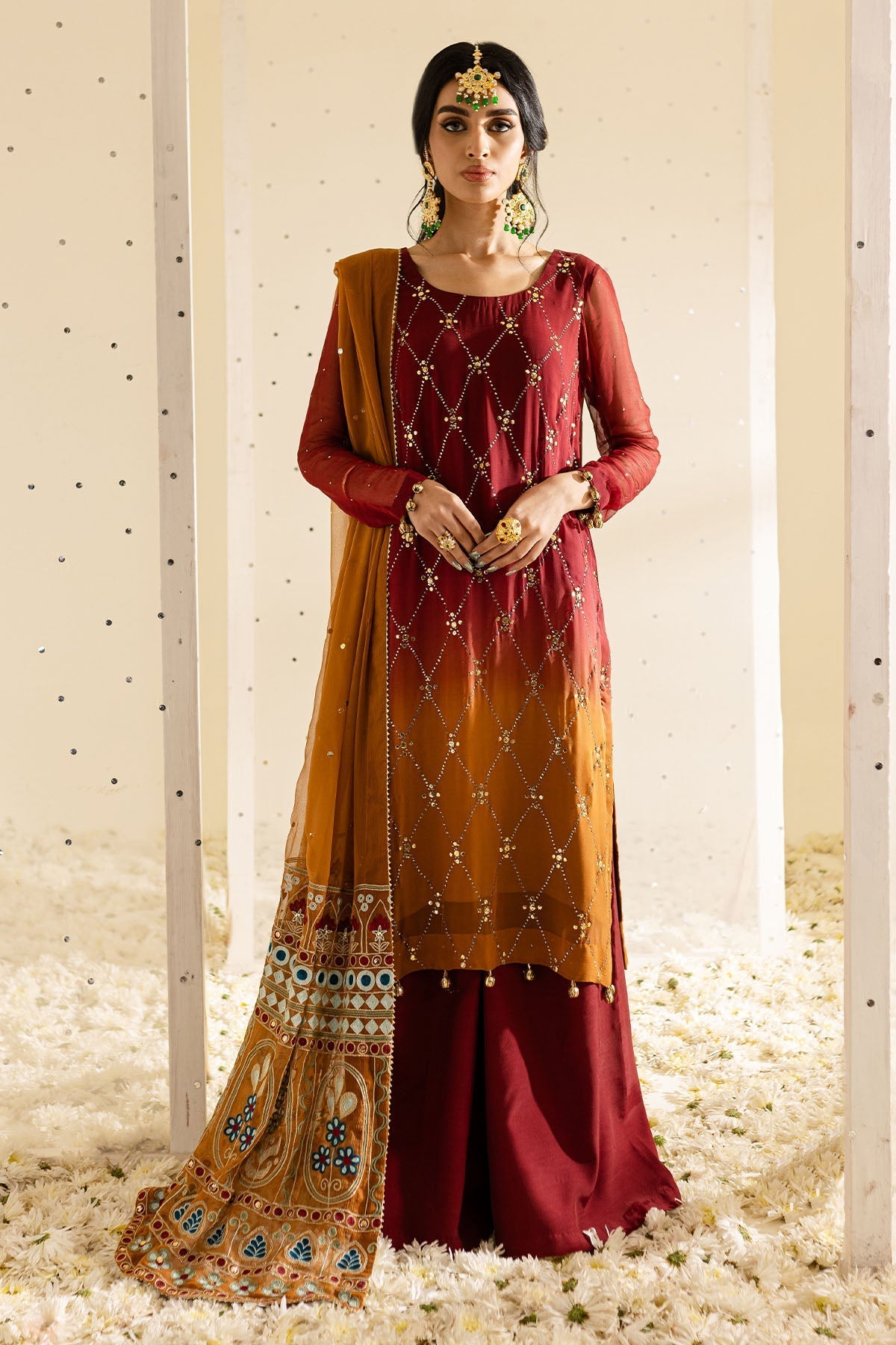 Nureh | Mukeshkari Formals | MK-09 - by Libasekhas UK - Registered Vendor of : Nureh - 100% Original Designer Dress