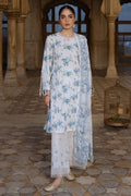 Cross Stitch | Eid Lawn Edit 25 | SUMMER MELODY - by - Libasekhas UK - Registered Vendor of : Cross Stitch - 100% Original Designer Dresss