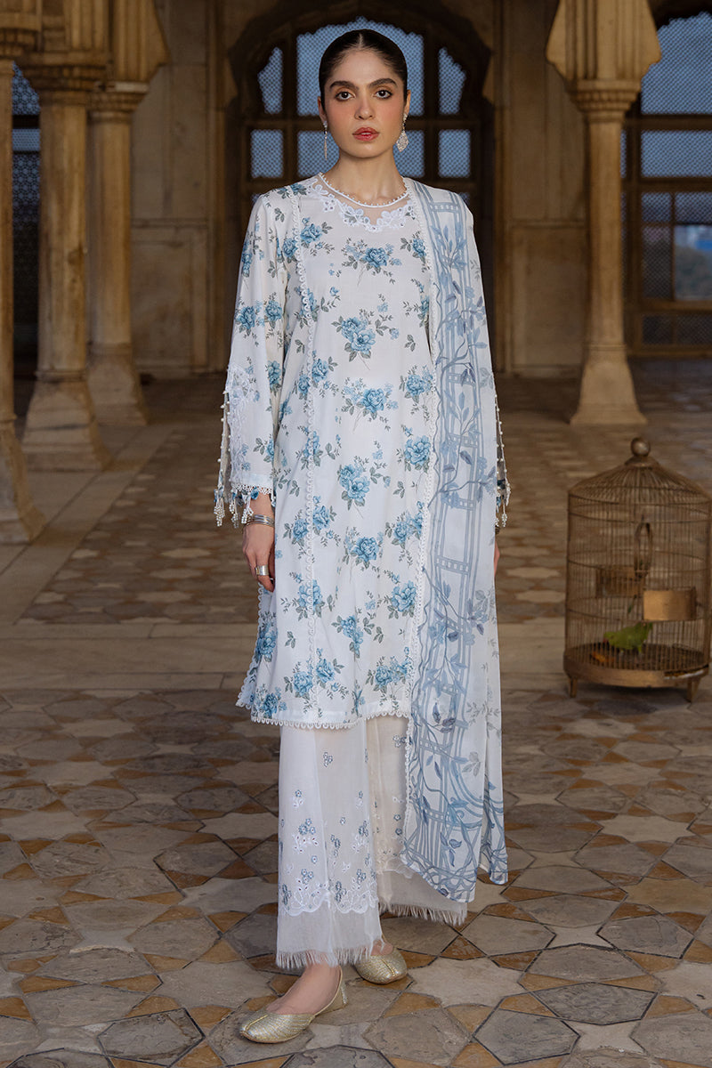 Cross Stitch | Eid Lawn Edit 25 | SUMMER MELODY - by - Libasekhas UK - Registered Vendor of : Cross Stitch - 100% Original Designer Dresss