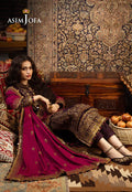 Asim Jofa | Kashmiri Tanka | AJKT 05 - by - Libasekhas UK - Registered Vendor of : Asim Jofa - 100% Original Designer Dresss
