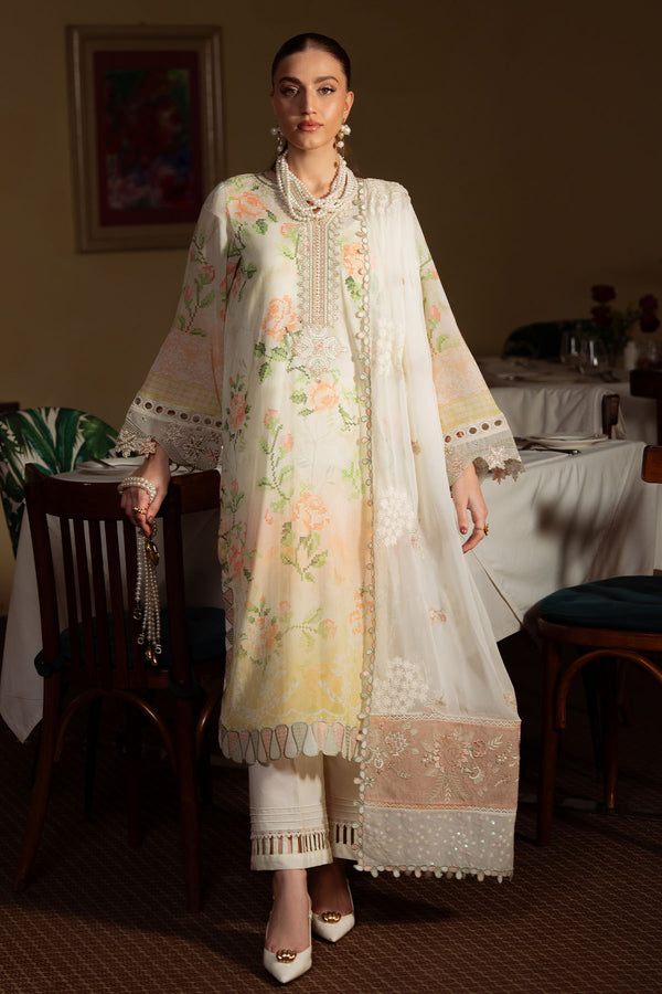 Nureh | Swiss Lawn | NS-163 - by Libasekhas UK - Registered Vendor of : Nureh - 100% Original Designer Dress