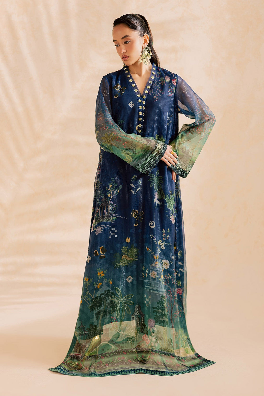 Nureh | Shades of Summer | NP-739 - by Libasekhas UK - Registered Vendor of : Nureh - 100% Original Designer Dress
