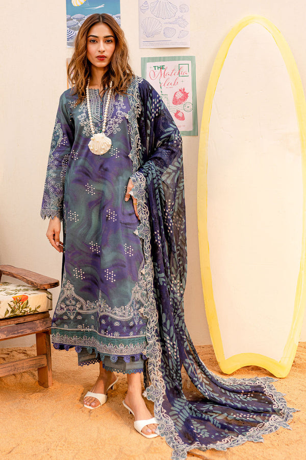 Nureh | Gardenia Lawn 25 | NSG-186 - by - Libasekhas UK - Registered Vendor of : Nureh - 100% Original Designer Dresss