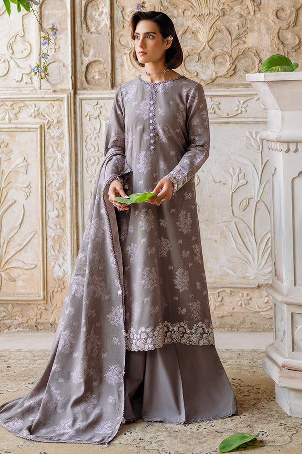 Cross Stitch | Eid Lawn Edit 25 | DESERT TAUPE - by - Libasekhas UK - Registered Vendor of : Cross Stitch - 100% Original Designer Dresss