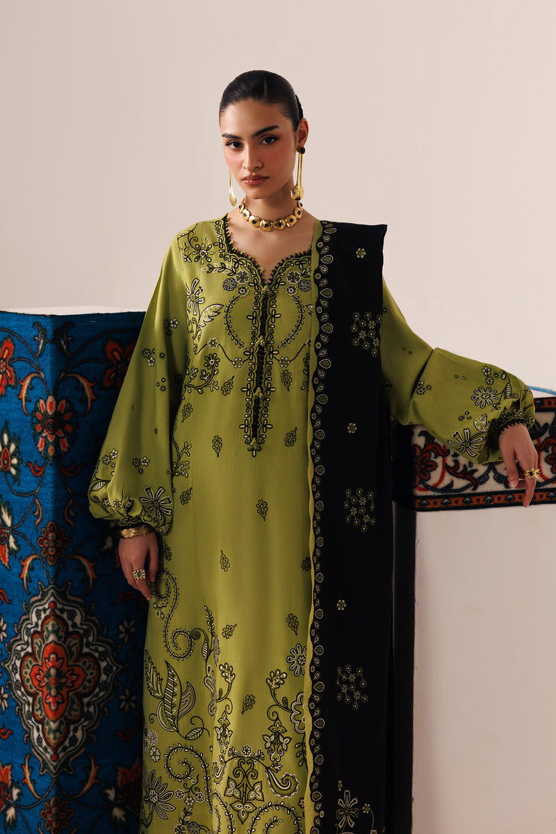 Qalamkar | Q Line Linen 26 | QLW-01 AMARAH - by Libasekhas UK - Registered Vendor of : Qalamkar - 100% Original Designer Dress