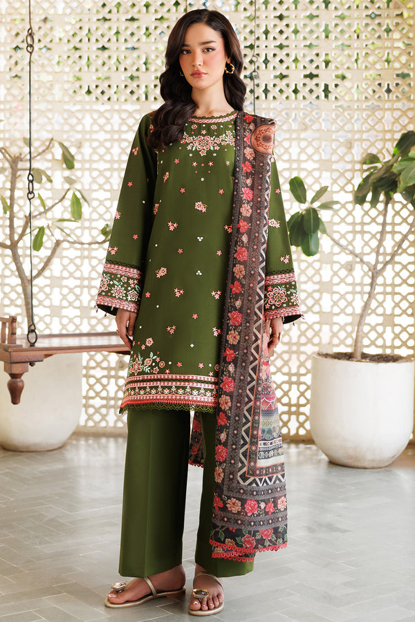 Farasha | Summer Weaves Embroidered Lawn | Olivine Dreams - by - Libasekhas UK - Registered Vendor of : Farasha - 100% Original Designer Dresss