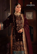 Asim Jofa | Makhmal Wedding Velvet 23 | AJMM-09 - by - Libasekhas UK - Registered Vendor of : Asim Jofa - 100% Original Designer Dresss