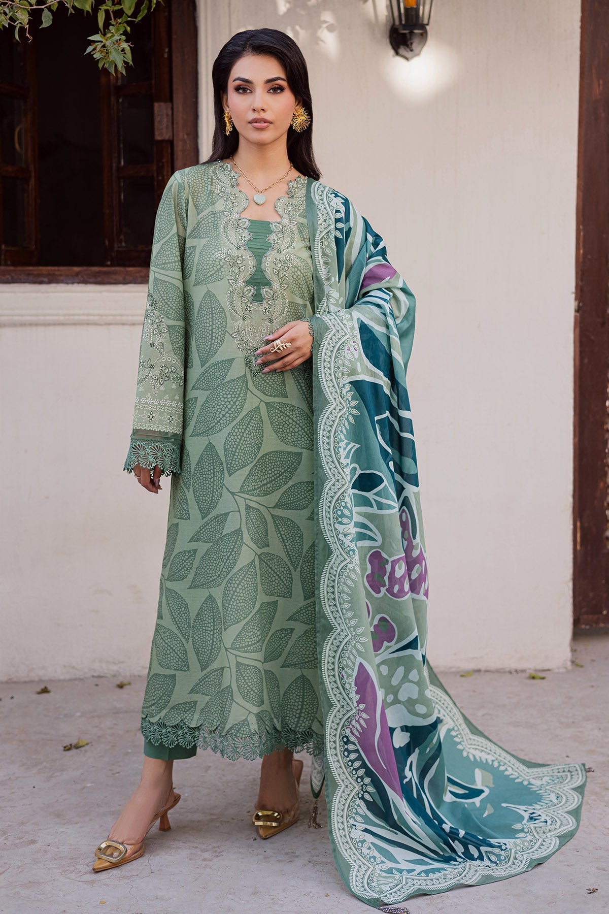 Nureh | Rania Prints | NR-02 - by Libasekhas UK - Registered Vendor of : Nureh - 100% Original Designer Dress
