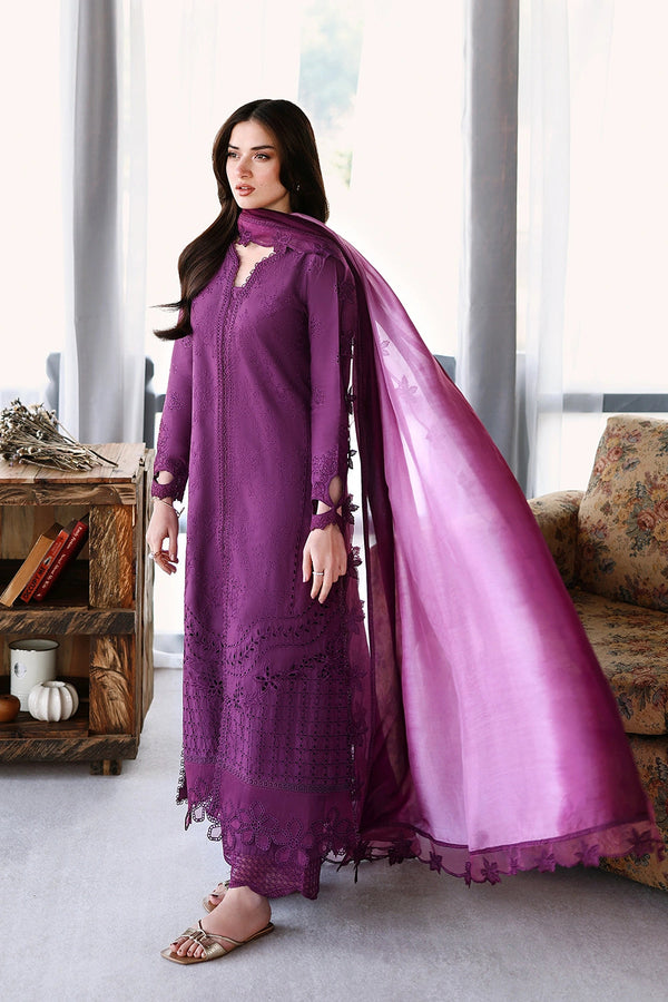 Azure | Luxury Lawn 26 | Mulberry - by Libasekhas UK - Registered Vendor of : Azure - 100% Original Designer Dress