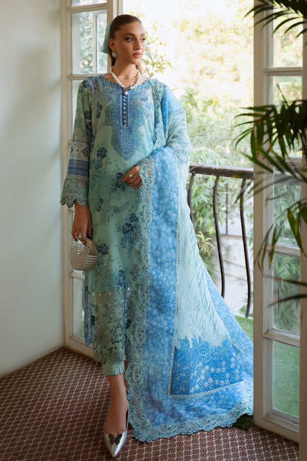 Nureh | Maya Swiss Lawn | NS-152 - by - Libasekhas UK - Registered Vendor of : Nureh - 100% Original Designer Dresss