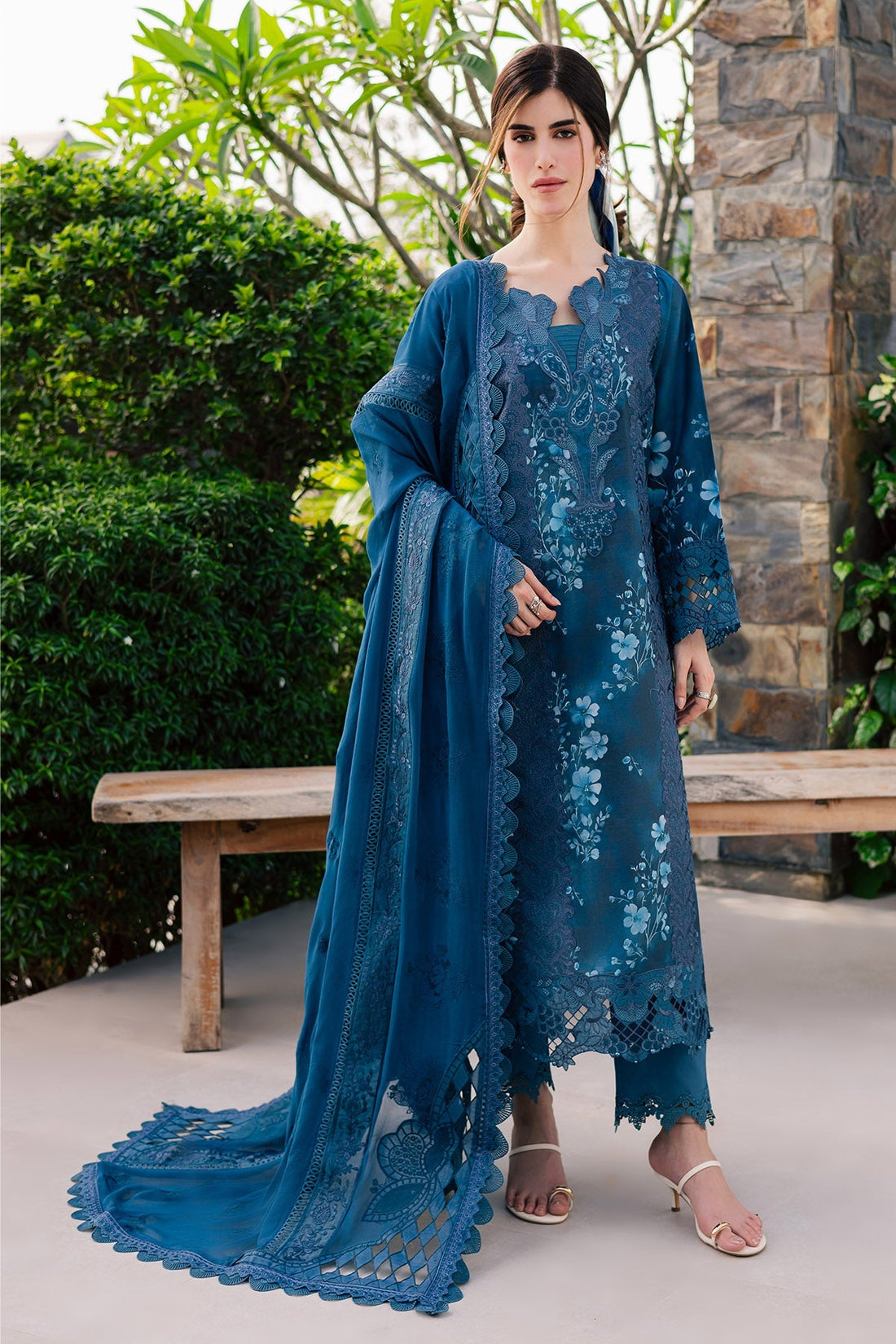 Nureh | Raha Lawn | NE-260 - by Libasekhas UK - Registered Vendor of : Nureh - 100% Original Designer Dress