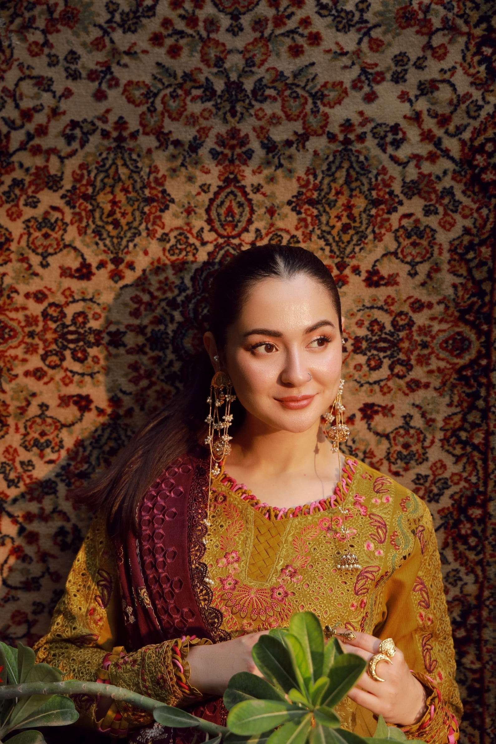 Maryam Hussain | Winter Shawl 25 | Soz - by Libasekhas UK - Registered Vendor of : Maryam Hussain - 100% Original Designer Dress