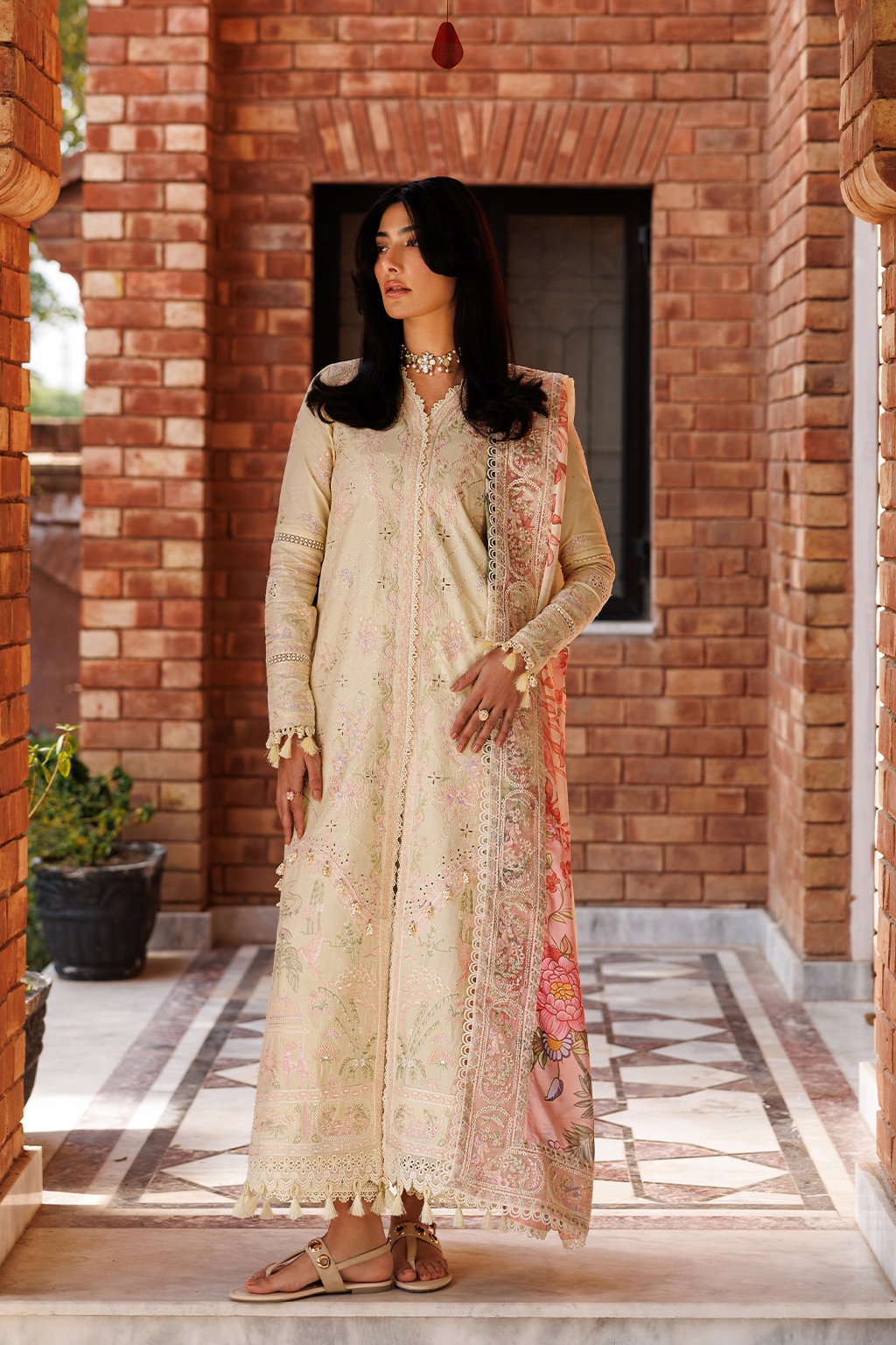 Emaan Adeel | Mirabelle Festive Luxury Lawn | BLOSSOM BLISS - by Libasekhas UK - Registered Vendor of : Emaan Adeel - 100% Original Designer Dress