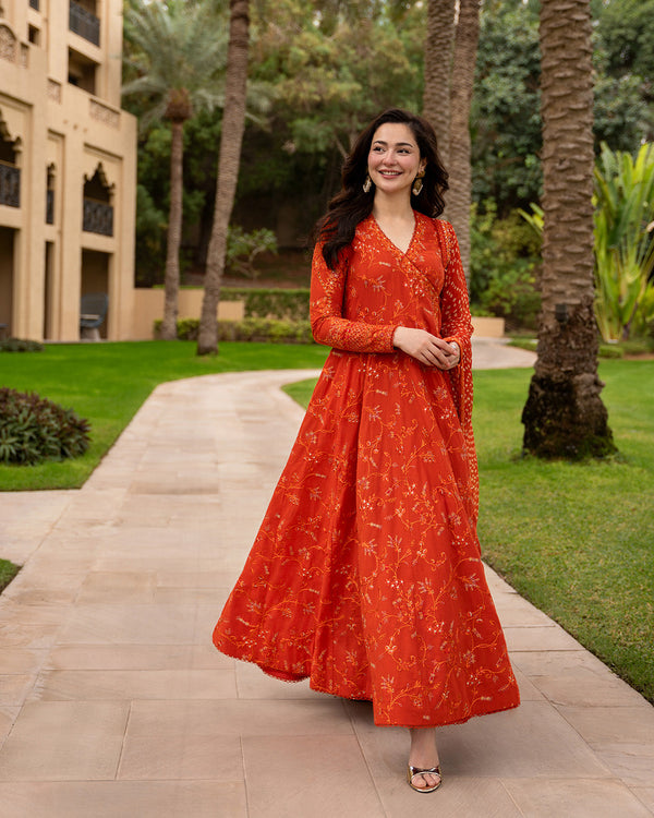 Faiza Saqlain | AYA - Unstitched Luxury Lawn '26 | Denisa - by Libasekhas UK - Registered Vendor of : Faiza Saqlain - 100% Original Designer Dress