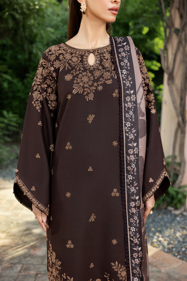 Farasha | Eminence Khaddar 25 | Woodmist - by Libasekhas UK - Registered Vendor of : Farasha - 100% Original Designer Dress