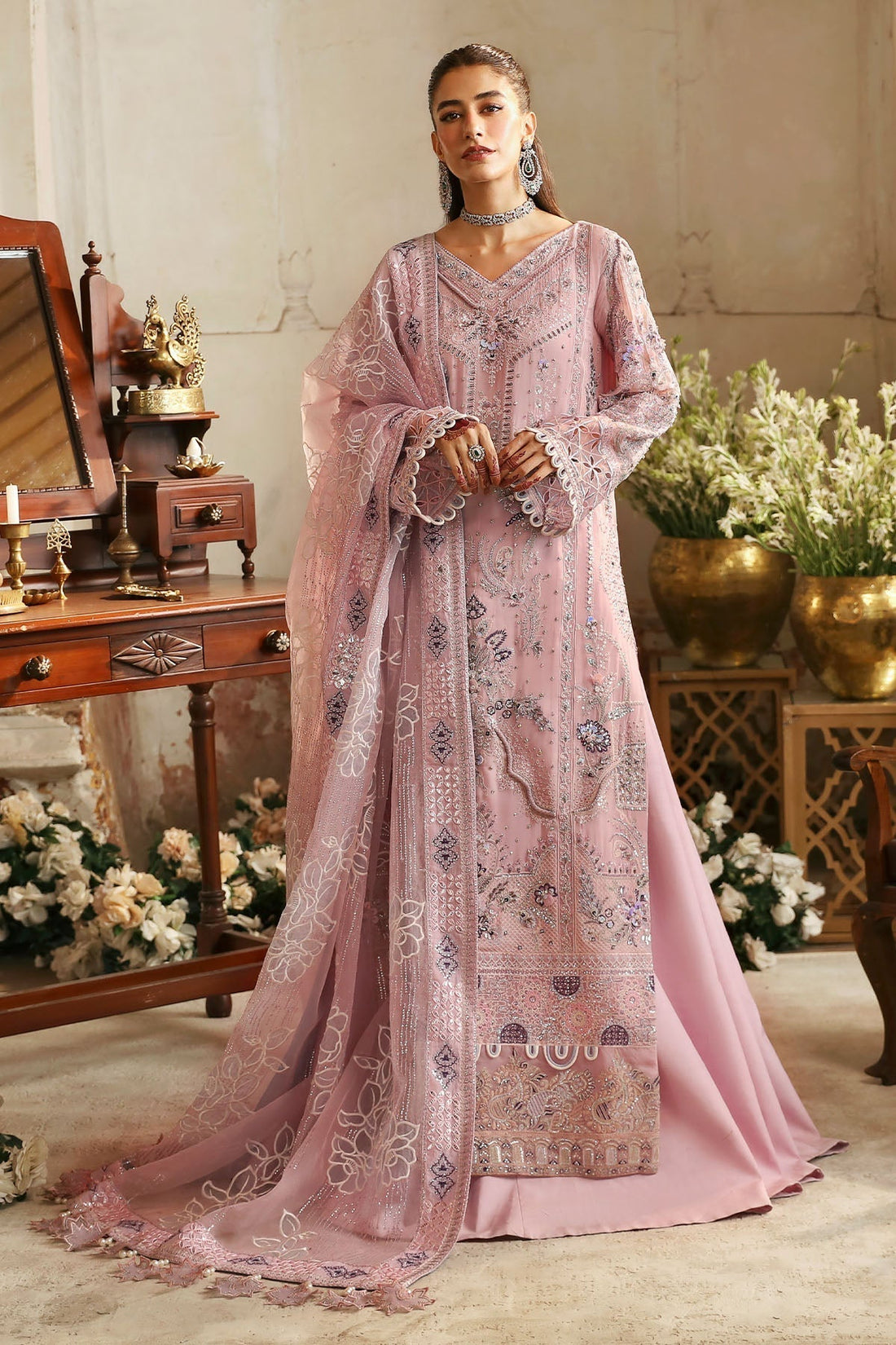 Nureh | Jhoomro Wedding Formals | NL-69 RANIA - by - Libasekhas UK - Registered Vendor of : Nureh - 100% Original Designer Dresss