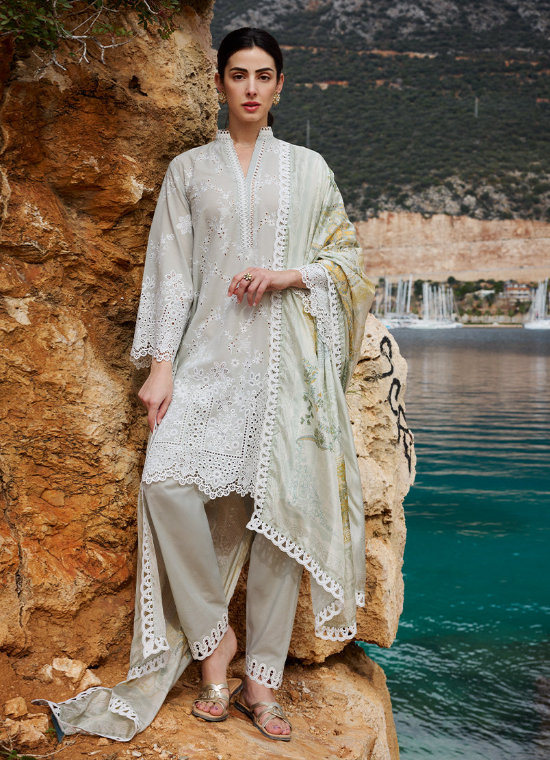 Image | Lawnkari 25 | Melek - by - Libasekhas UK - Registered Vendor of : Image - 100% Original Designer Dresss