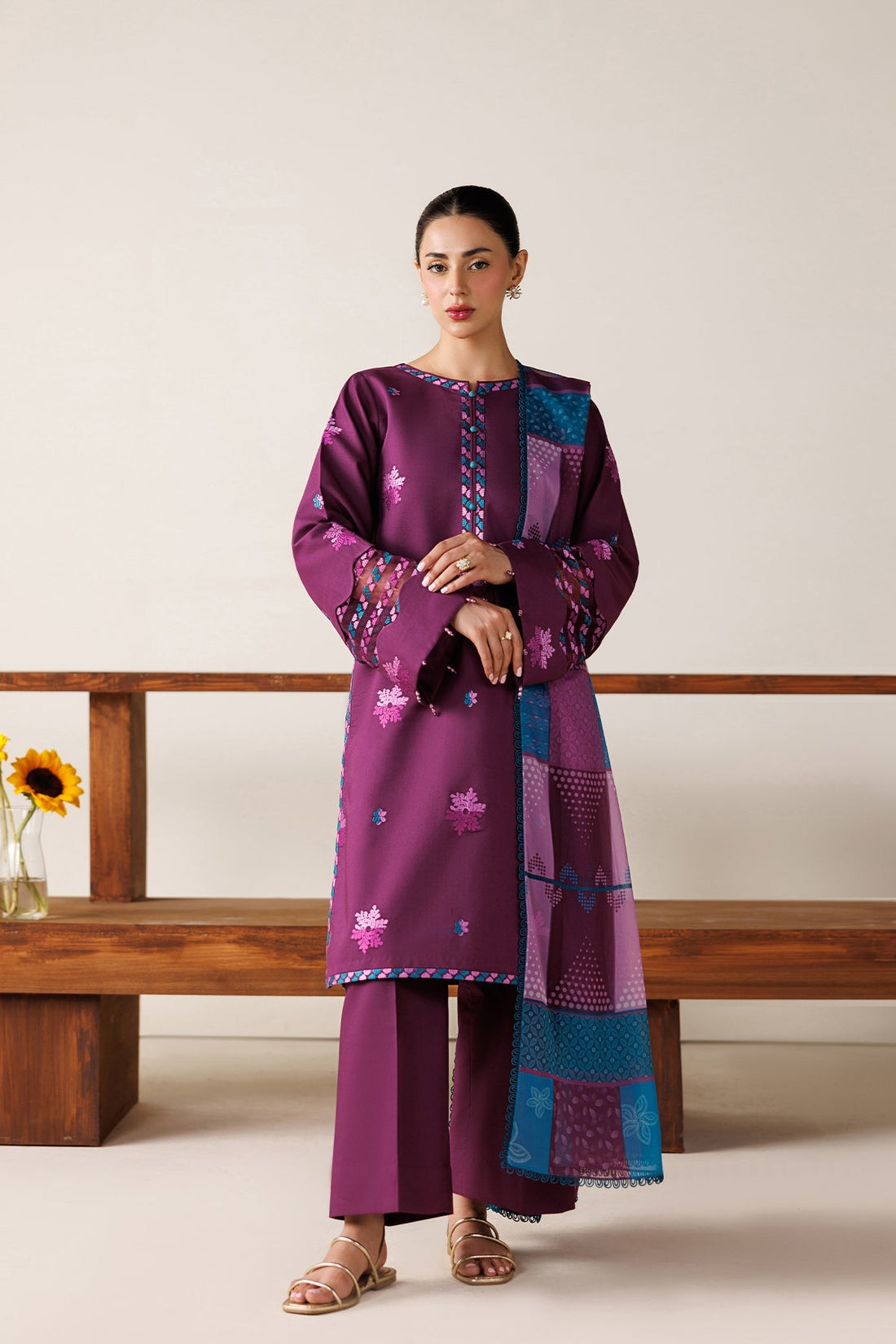 Farasha | Summer Melody 26 | Rose Muave - by Libasekhas UK - Registered Vendor of : Farasha - 100% Original Designer Dress