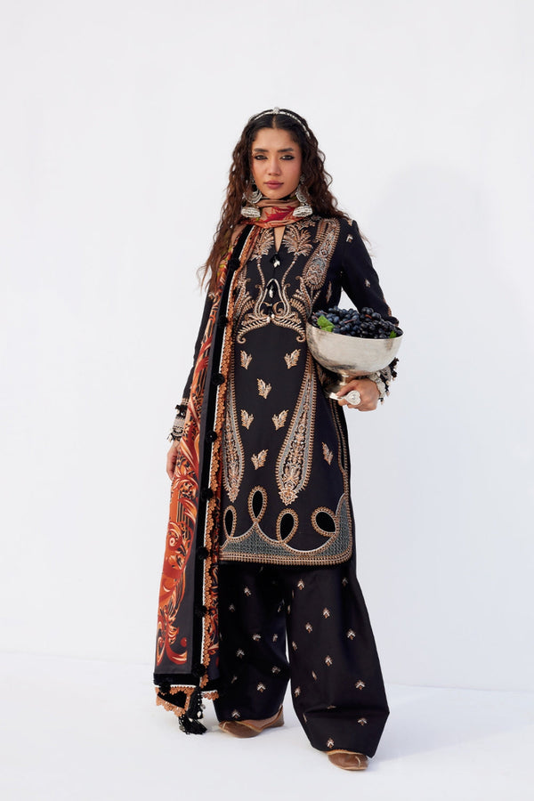 Saira Rizwan | Winter Khaddar 25 | MAHTAAB-SRW25-01 - by Libasekhas UK - Registered Vendor of : Saira Rizwan - 100% Original Designer Dress