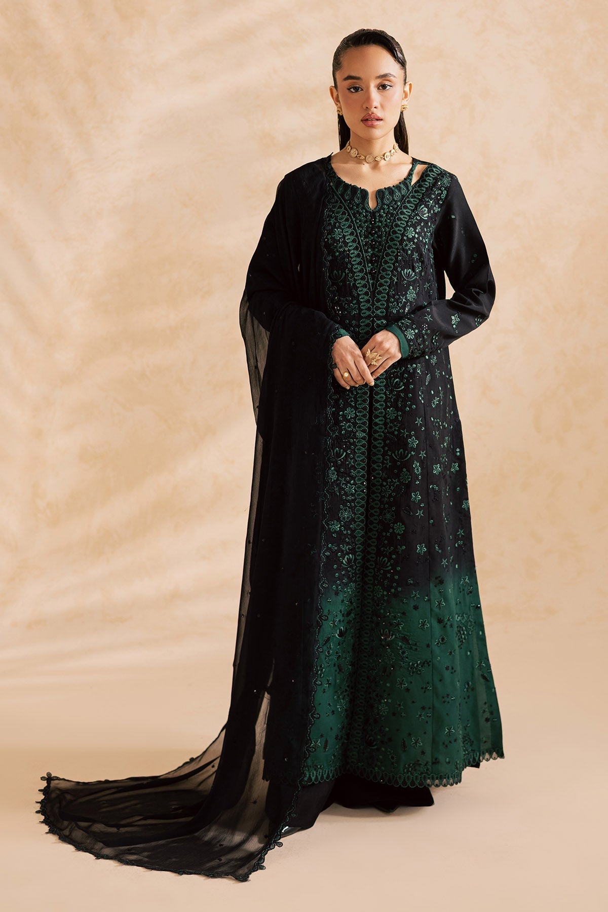 Nureh | Shades of Summer | NP-743 - by Libasekhas UK - Registered Vendor of : Nureh - 100% Original Designer Dress