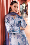 Farasha | Printed Essentials | Blue Passion - by - Libasekhas UK - Registered Vendor of : Farasha - 100% Original Designer Dresss
