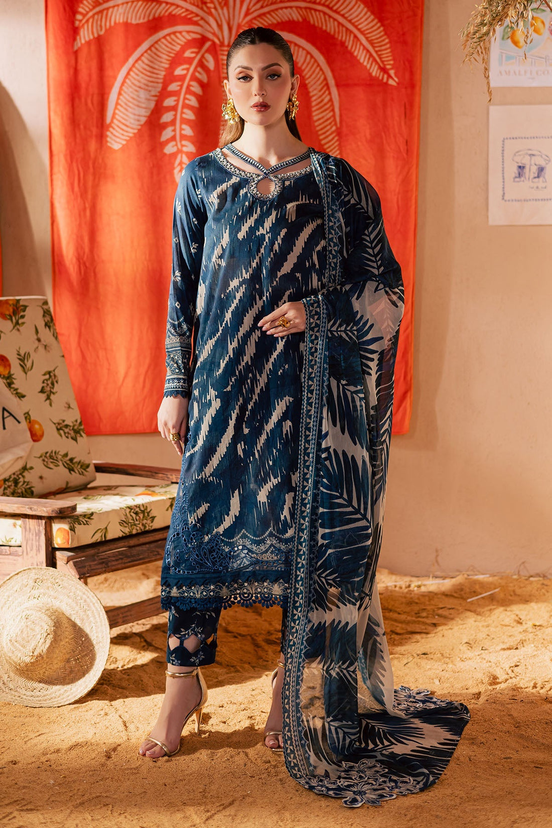 Nureh | Shades of Summer | NP-643 - by Libasekhas UK - Registered Vendor of : Nureh - 100% Original Designer Dress