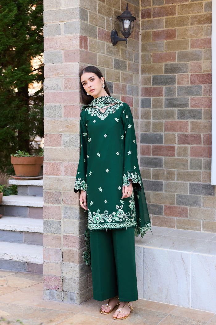 Farasha | Sorine Summer 26 | Green Elegance - by Libasekhas UK - Registered Vendor of : Farasha - 100% Original Designer Dress