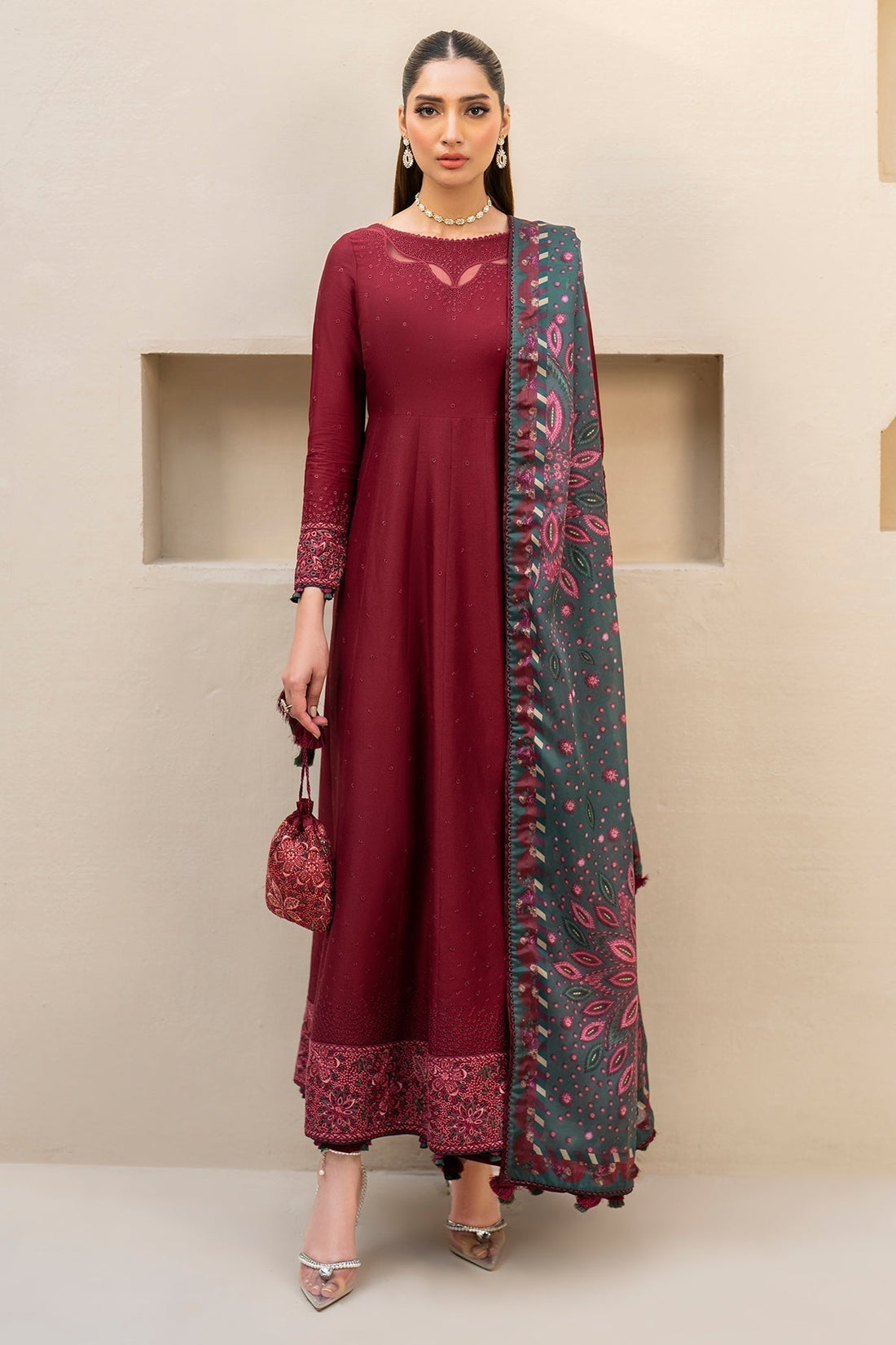 Jazmin | Irish Lawn SS 24 | D7 - by - Libasekhas UK - Registered Vendor of : Jazmin - 100% Original Designer Dresss