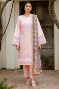 Farasha | Summer Weaves Embroidered Lawn | Coral Peach - by - Libasekhas UK - Registered Vendor of : Farasha - 100% Original Designer Dresss