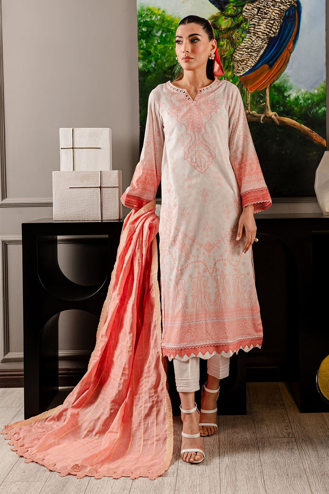Nureh | Printed lawn 25 | SP-108 - by - Libasekhas UK - Registered Vendor of : Nureh - 100% Original Designer Dresss