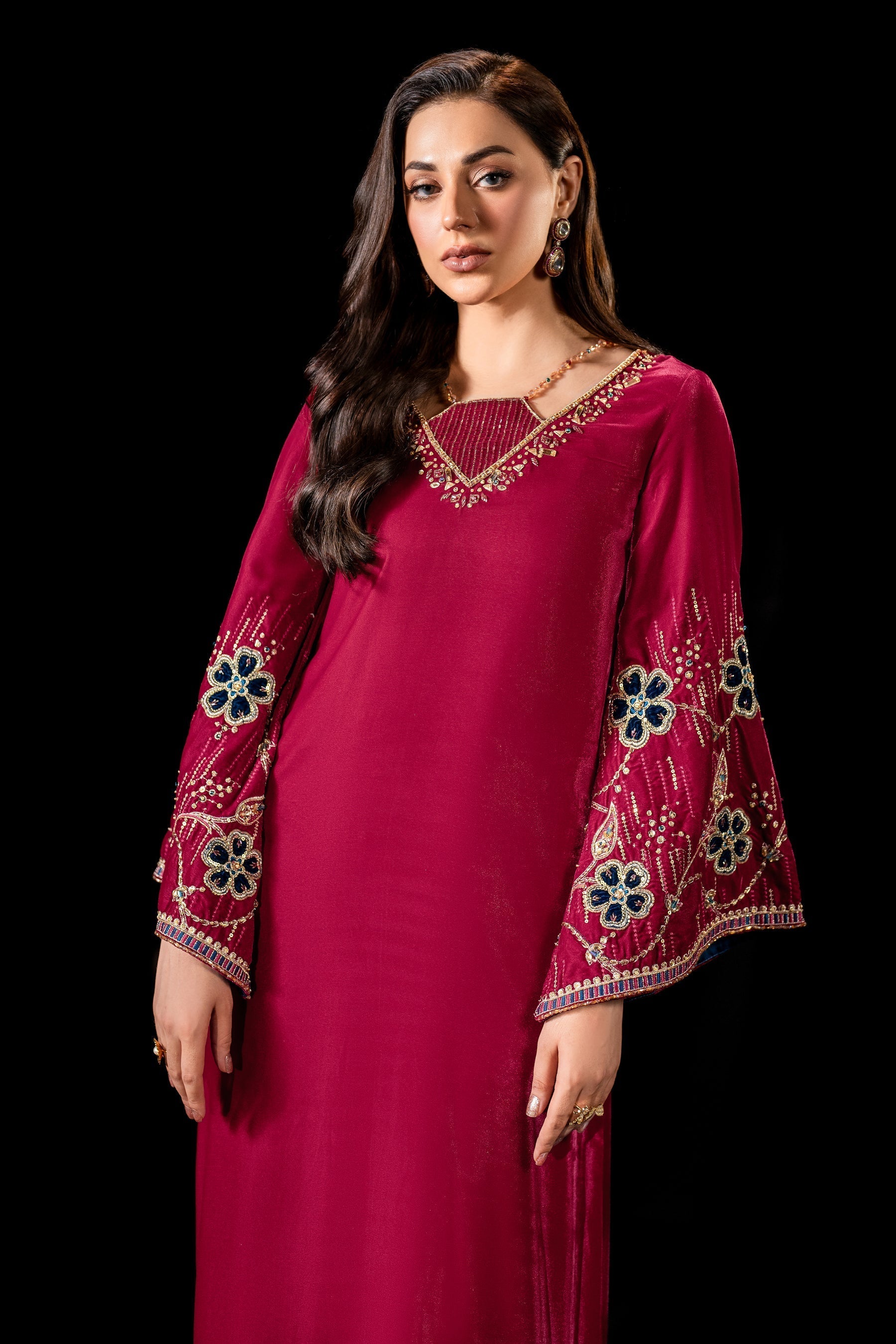 Naqshi | Makhmal 24 | NINA - by - Libasekhas UK - Registered Vendor of : Naqshi - 100% Original Designer Dresss
