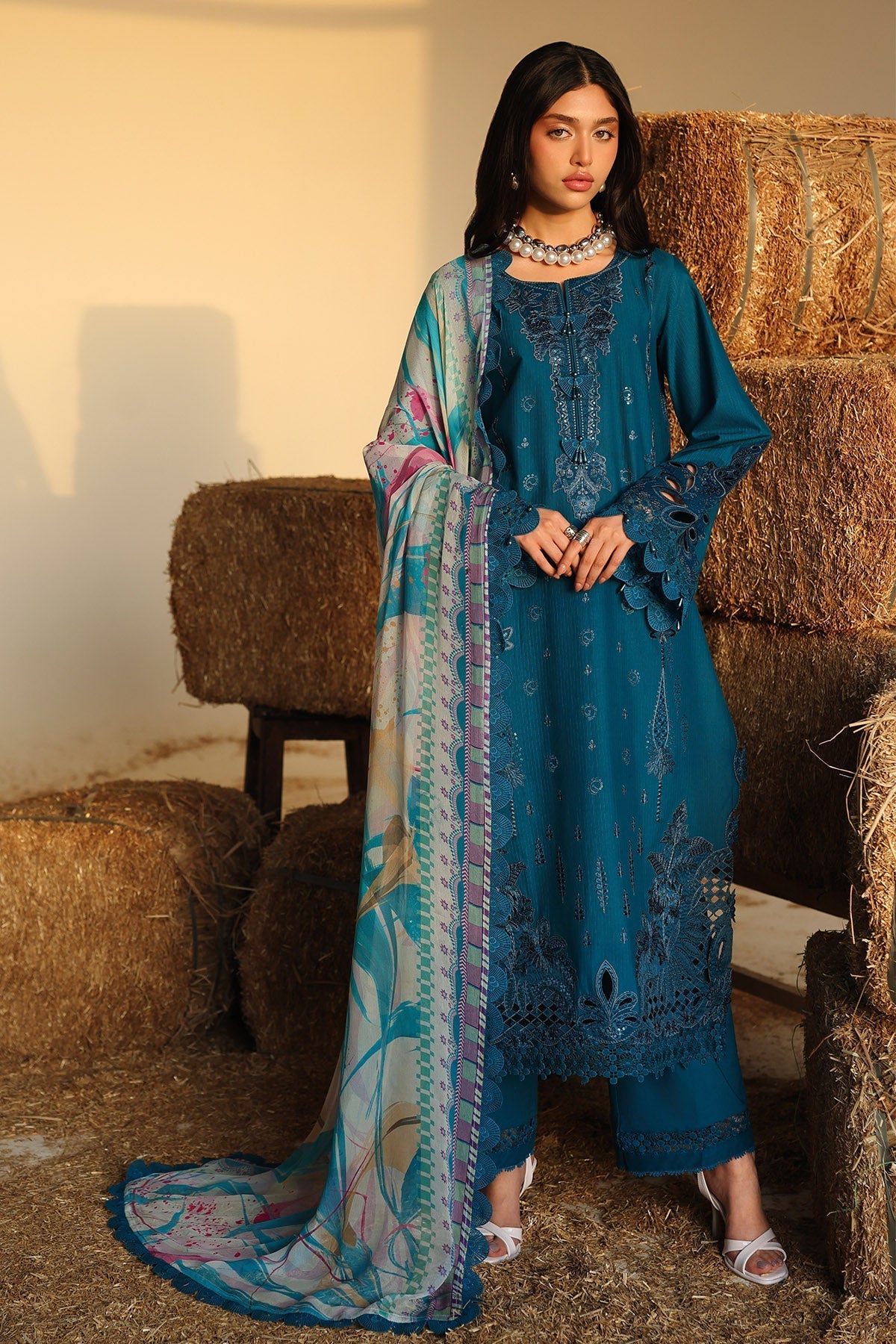 Nureh | Raha Lawn | NE-247 - by Libasekhas UK - Registered Vendor of : Nureh - 100% Original Designer Dress
