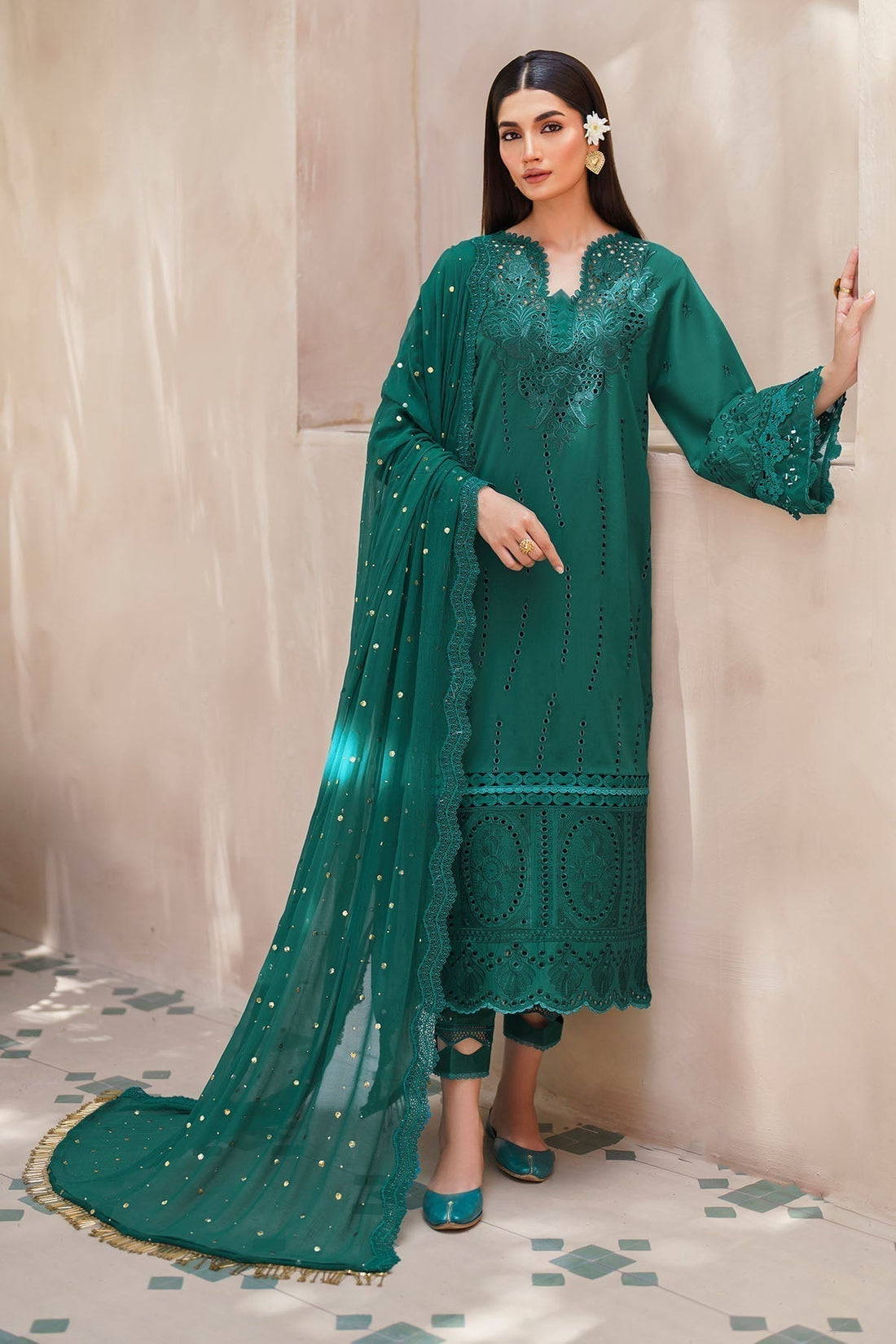 Nureh | Bazaar Lawn | NS-135 - by - Libasekhas UK - Registered Vendor of : Nureh - 100% Original Designer Dresss