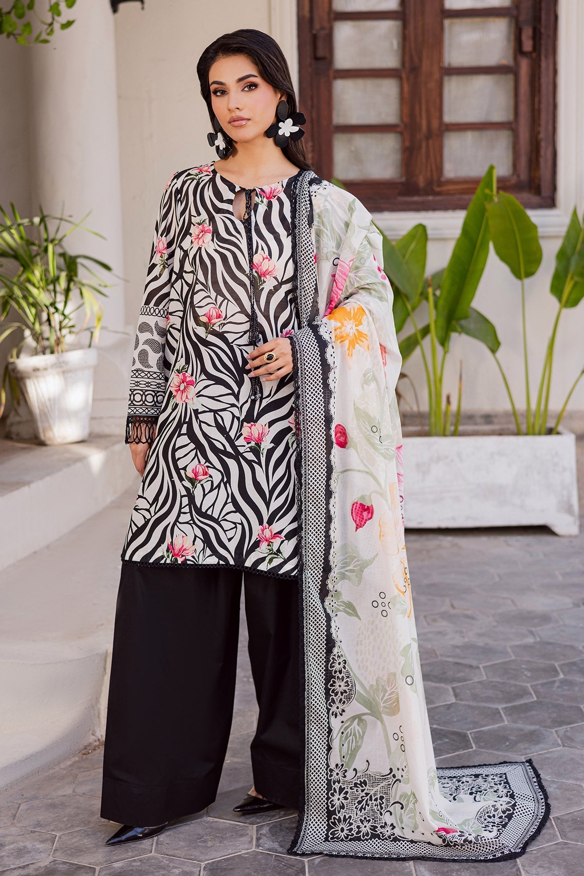 Nureh | Rania Prints | NR-08 - by Libasekhas UK - Registered Vendor of : Nureh - 100% Original Designer Dress