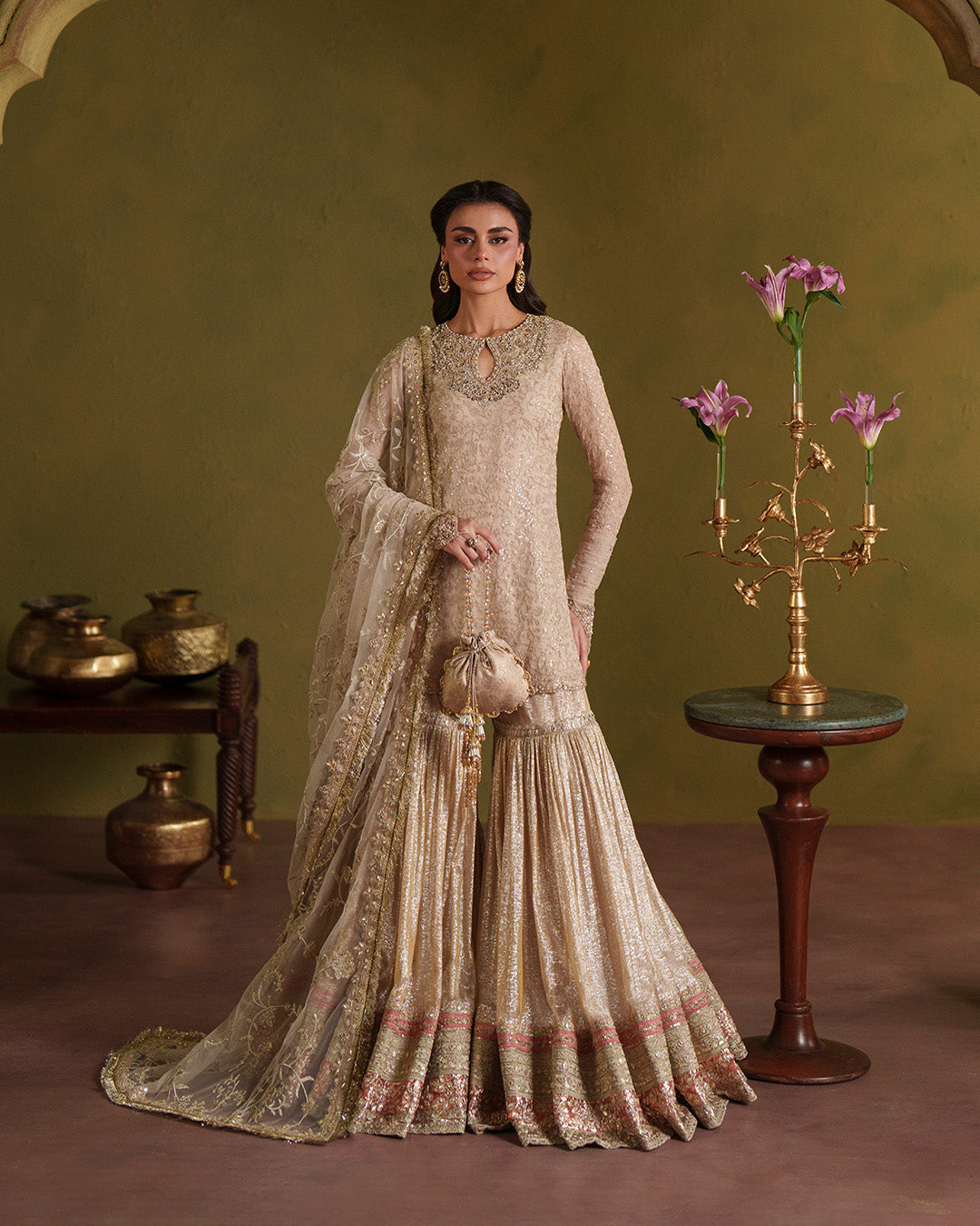 Faiza Saqlain | Lamia Wedding Formals | Asfoureh - by Libasekhas UK - Registered Vendor of : Faiza Saqlain - 100% Original Designer Dress