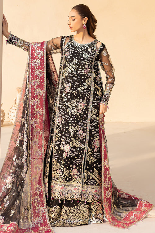 Farasha | Lu Zella Premium Formals 25 | Stardust Noir - by Libasekhas UK - Registered Vendor of : Farasha - 100% Original Designer Dress