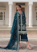 Hussain Rehar | Kalabagh Luxury Lawn 26 | Azraq - by Libasekhas UK - Registered Vendor of : Hussain Rehar - 100% Original Designer Dress