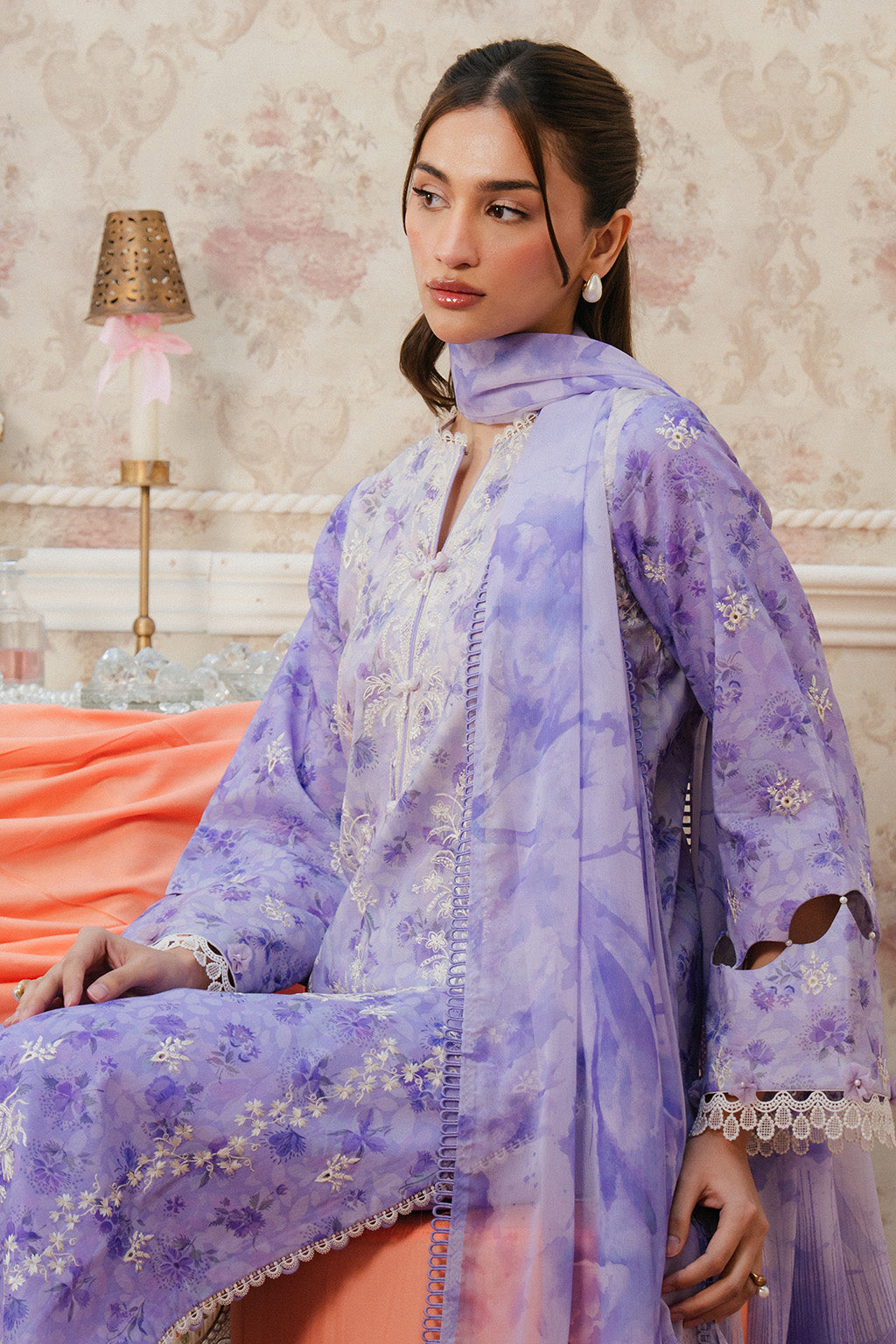 Ayzel | Armelia Printed Lawn 25 | Delilah - by - Libasekhas UK - Registered Vendor of : Ayzel - 100% Original Designer Dresss